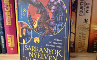 Sárkányok nyelvén könyvborító