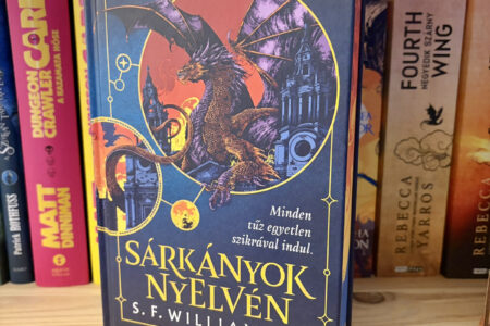 Sárkányok nyelvén könyvborító