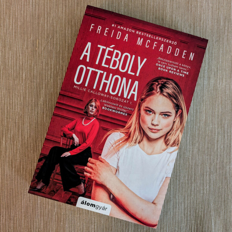 A téboly otthona könyvborító
